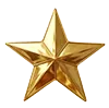 A gold star